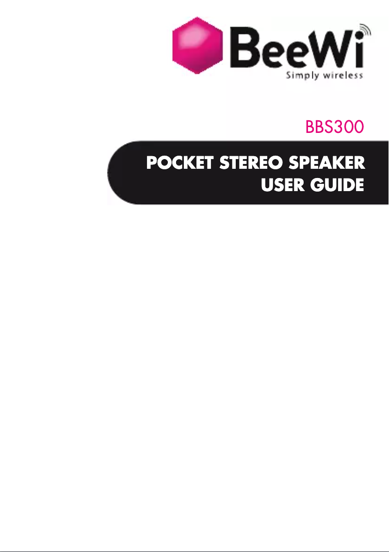 Página 1 del manual Manual de usuario BeeWi BBS300