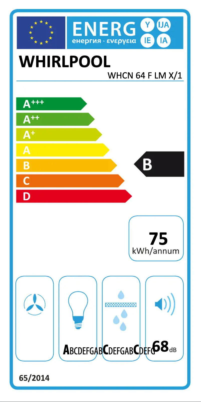 Image de la première page du manuel de l'appareil WHCN 64 F LM X