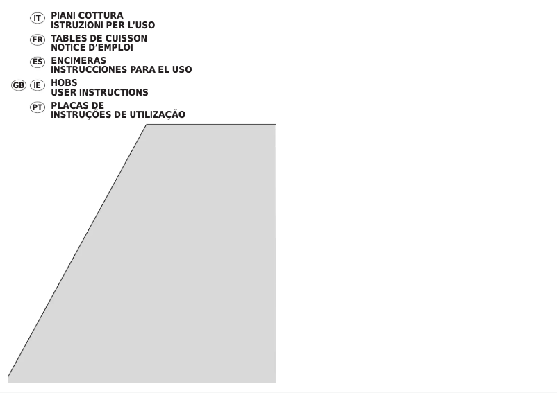 Page 1 de la notice Manuel utilisateur Candy PL2D 40 N