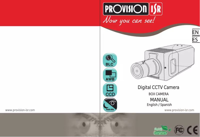 Page 1 de la notice Manuel utilisateur Provision-ISR BX-352CS