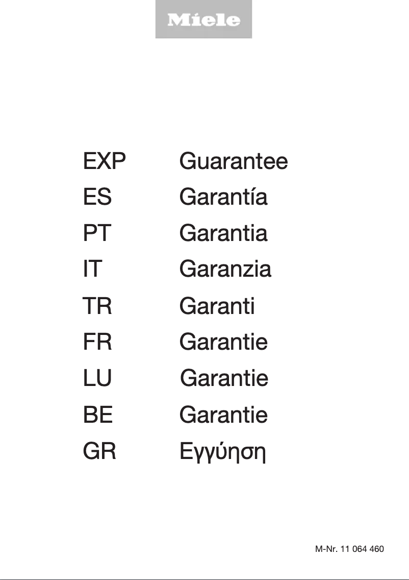 Página 1 del manual Manual de instrucciones Miele G 5050 Vi Active