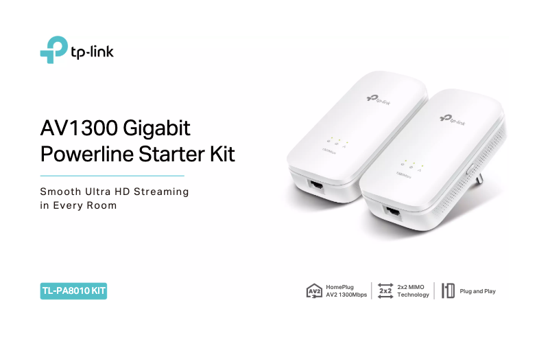 Página 1 del manual Ficha técnica TP-Link TL-PA8010 KIT