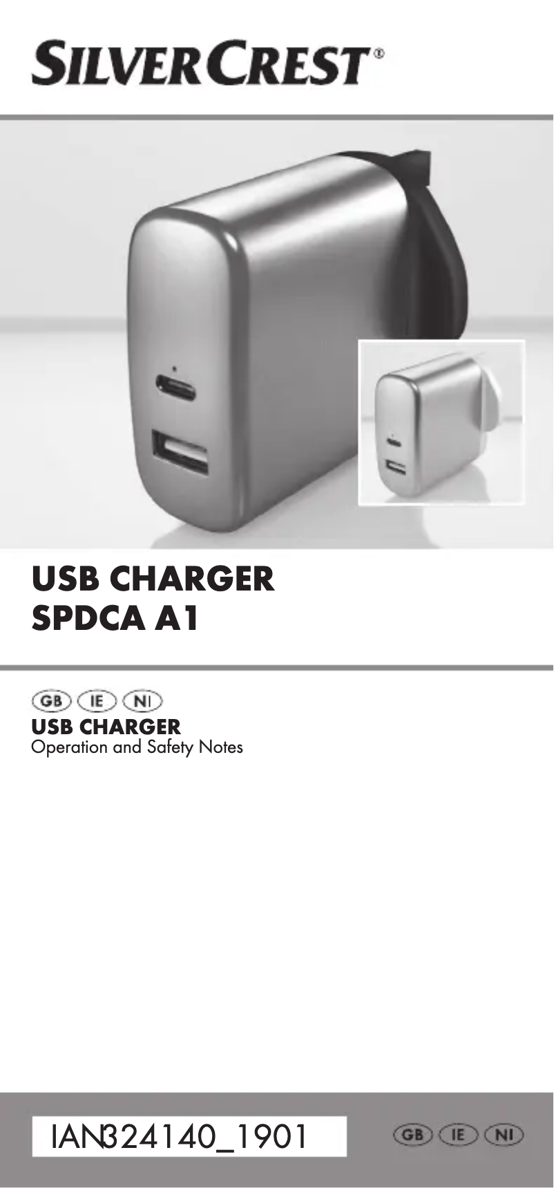 Página 1 del manual Manual de usuario SilverCrest SPDCA A1