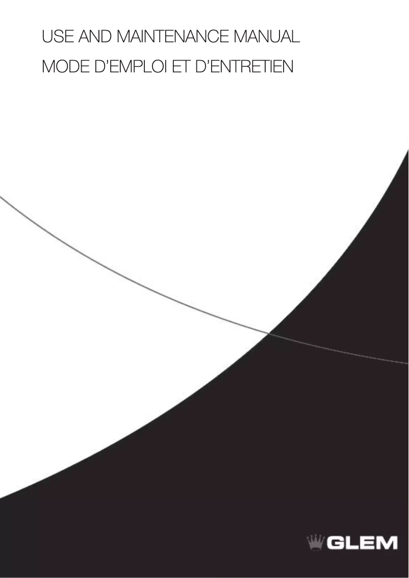 Image de la première page du manuel de l'appareil GFM52BK