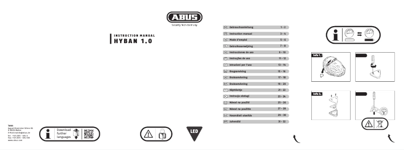 Image de la première page du manuel de l'appareil Hyban 1.0