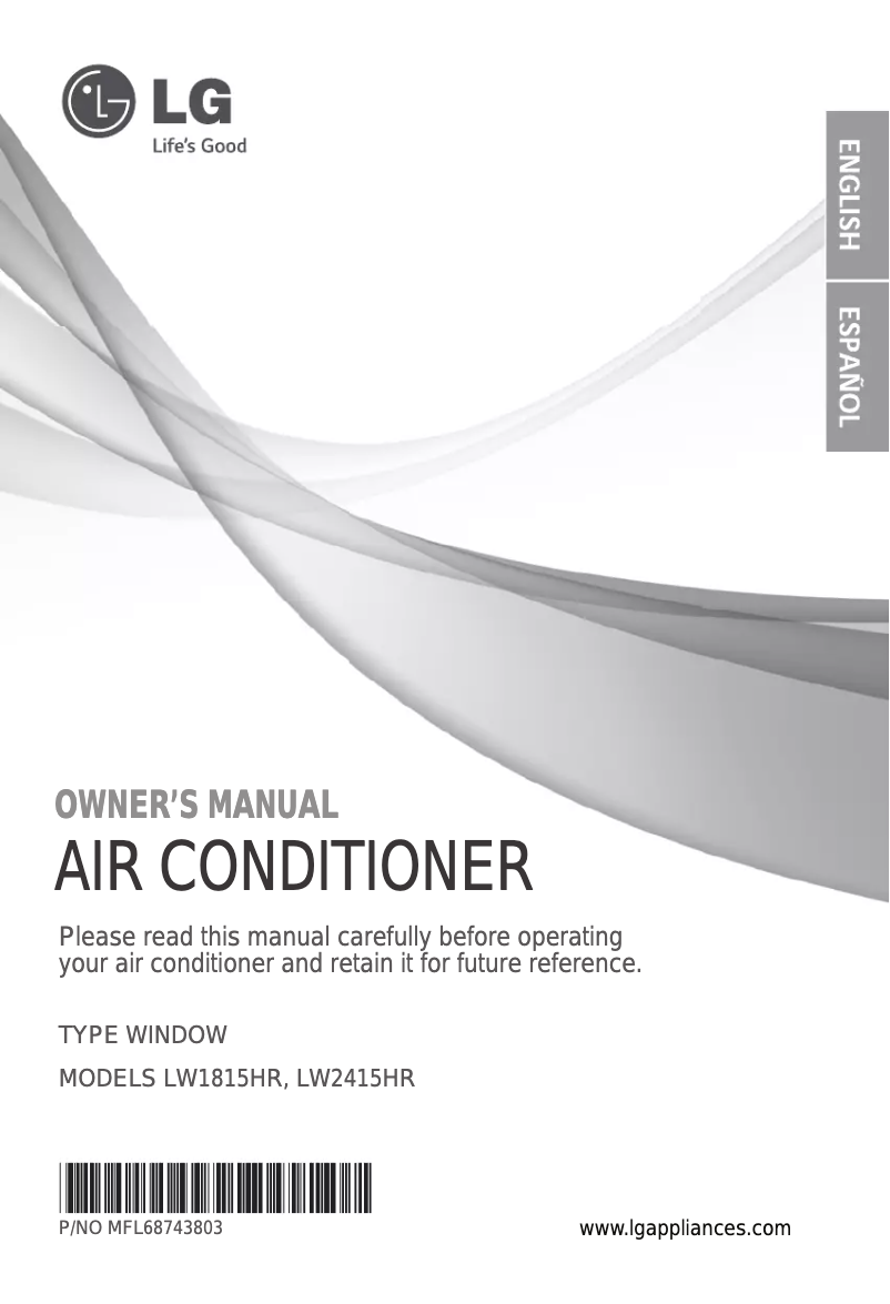 Imagen de la primera página del manual del dispositivo LW1815HR