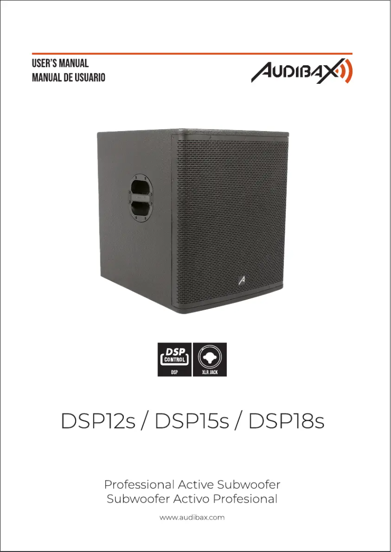 Image de la première page du manuel de l'appareil DSP18S G2