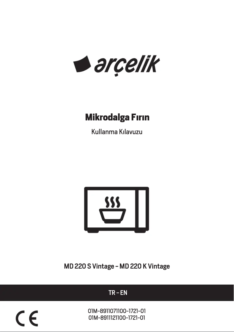 Page n°1 - Manuel utilisateur Arçelik MD 220 S Vintage