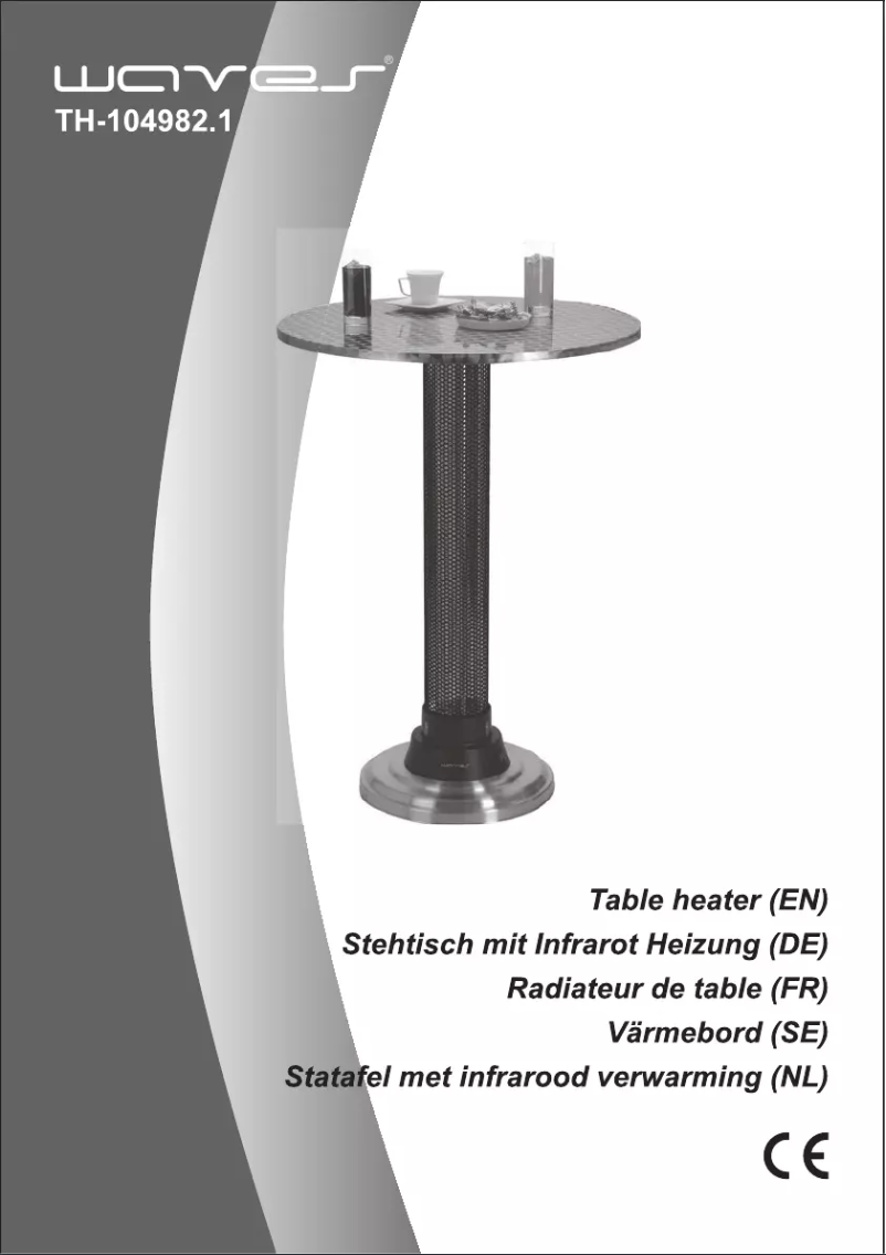 Image de la première page du manuel de l'appareil TH-104982.1