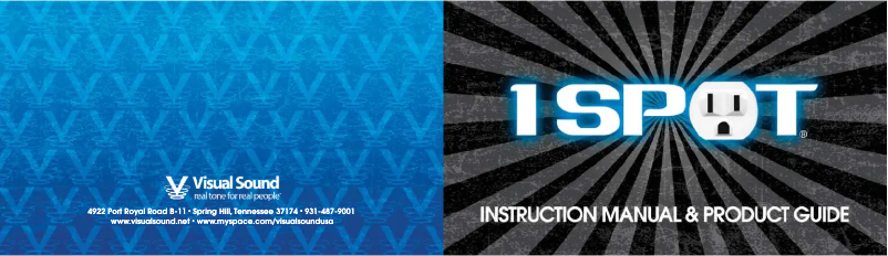 Image de la première page du manuel de l'appareil 1 Spot