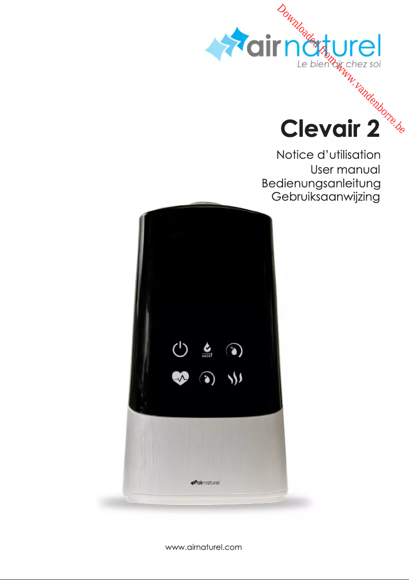Image de la première page du manuel de l'appareil Clevair 2