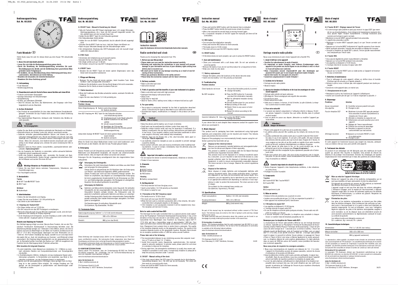 Página 1 del manual Manual de usuario TFA 60.3522