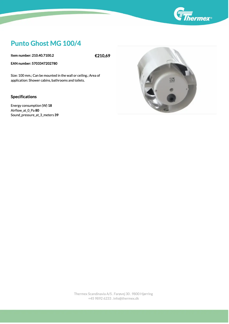 Imagen de la primera página del manual del dispositivo MG 100