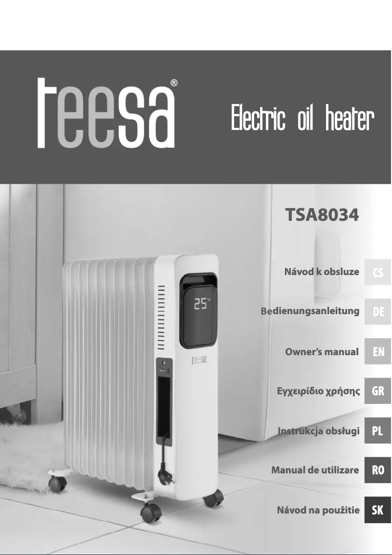 Image de la première page du manuel de l'appareil TSA8034