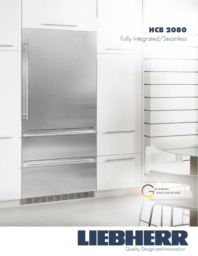 Page n°1 - Fiche technique Liebherr HCB 2080