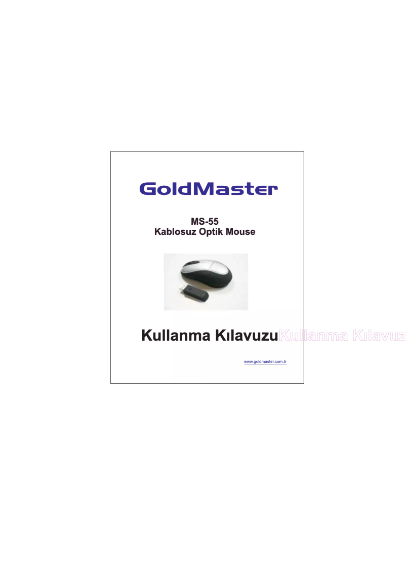 Page 1 de la notice Manuel utilisateur GoldMaster MS-55