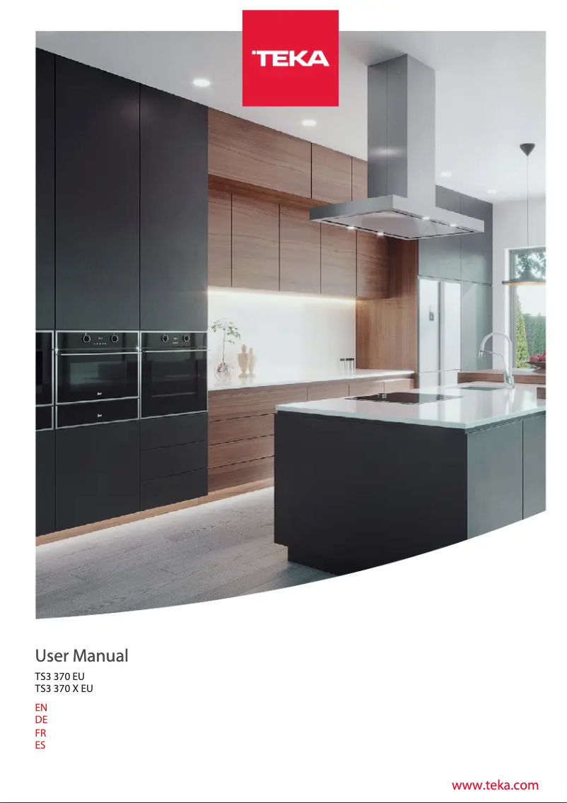 Page n°1 - Manuel utilisateur Teka TS3 370