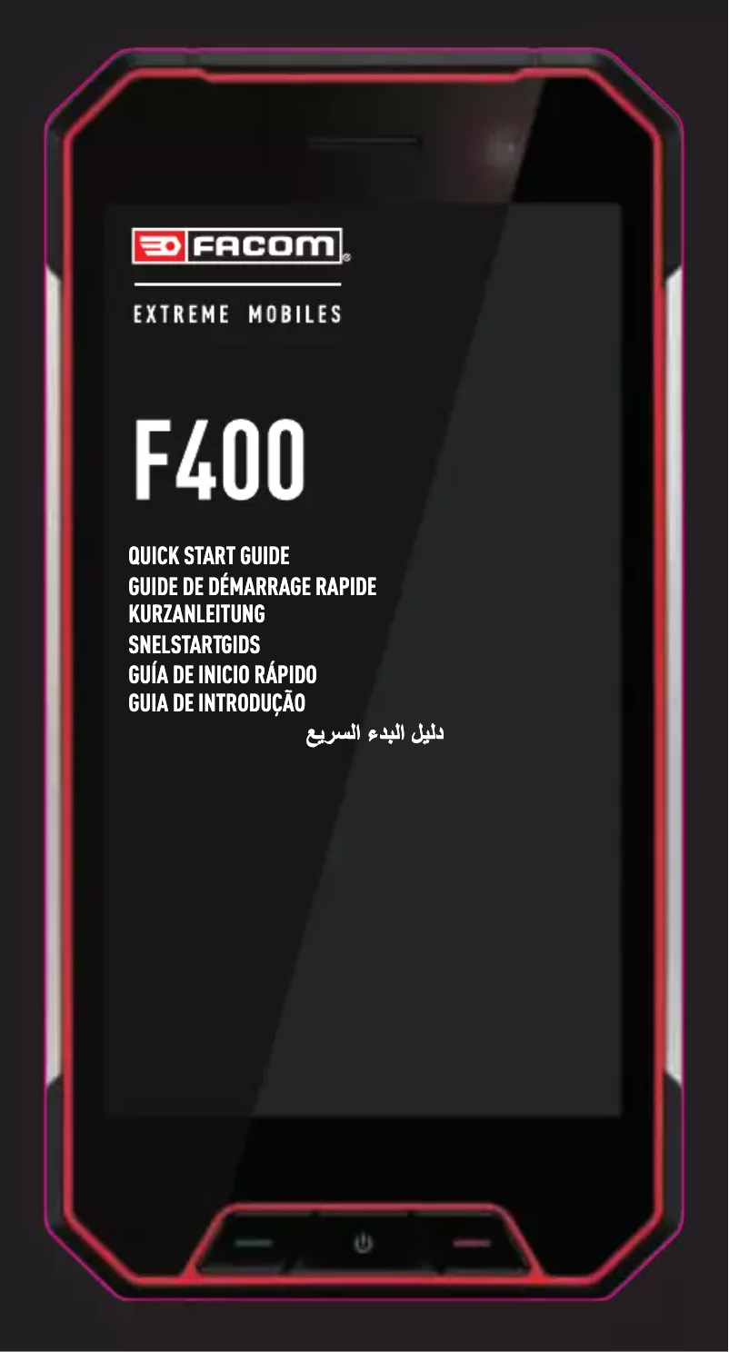 Image de la première page du manuel de l'appareil F400