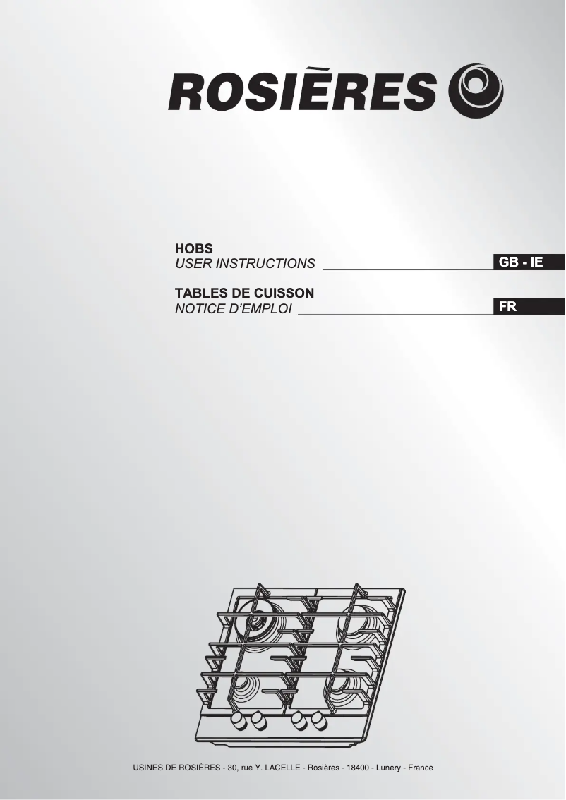 Image de la première page du manuel de l'appareil RHW 75 WSX