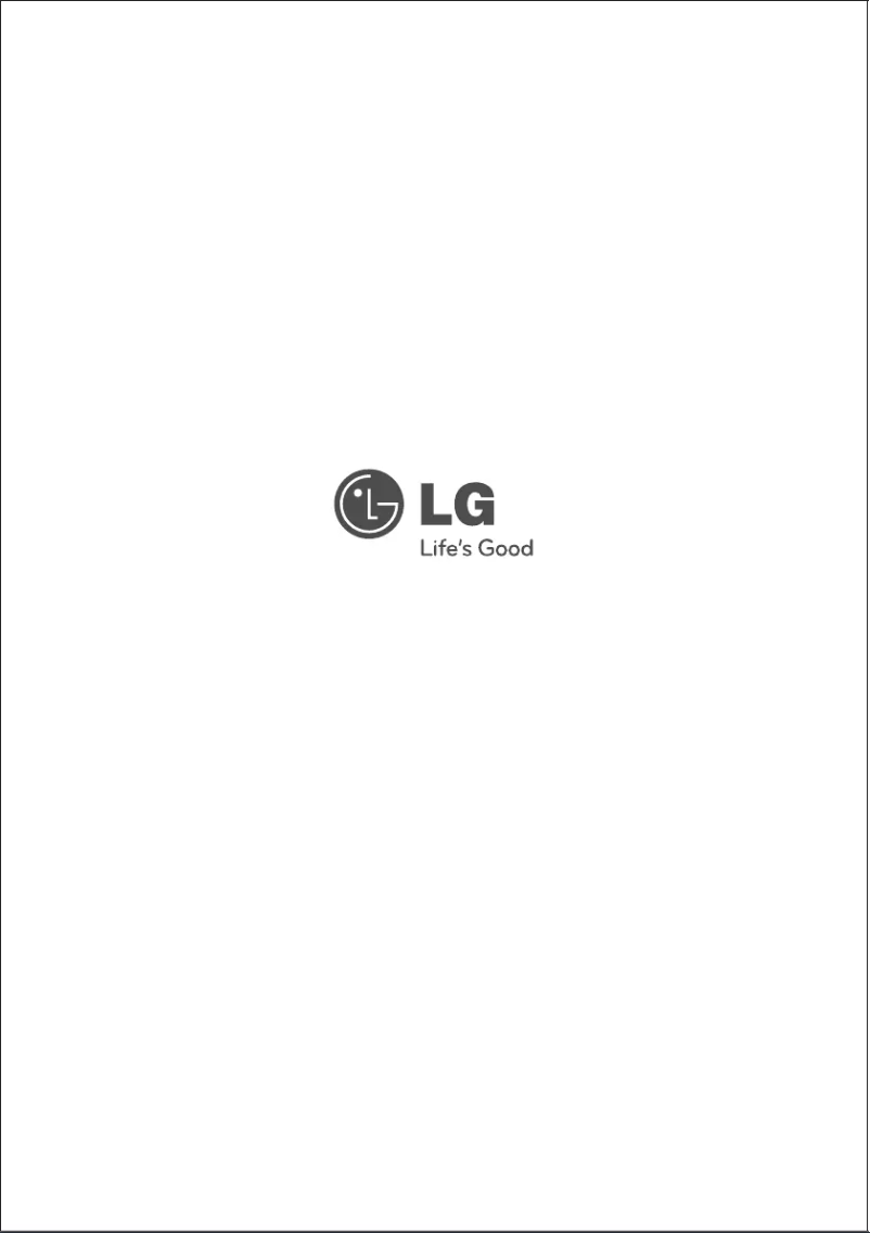 Page 1 de la notice Manuel utilisateur LG GR-F429BLCK