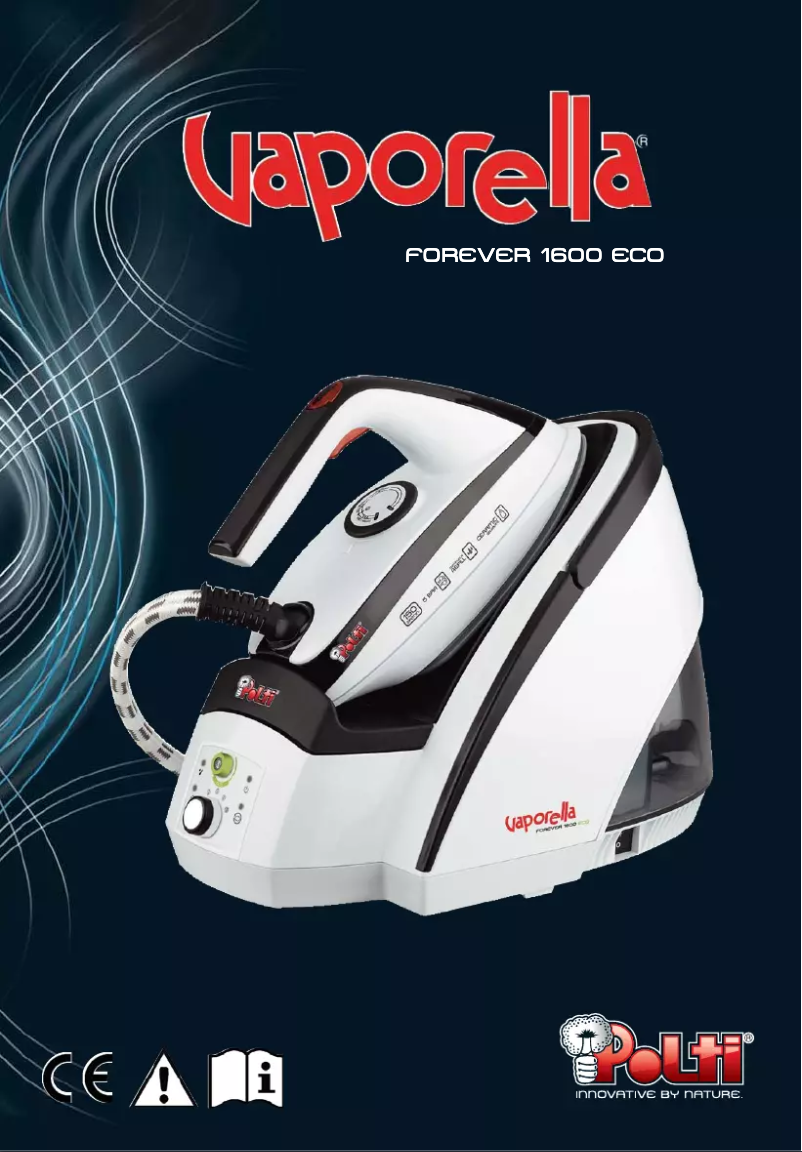 Image de la première page du manuel de l'appareil Vaporella Forever 1600 ECO