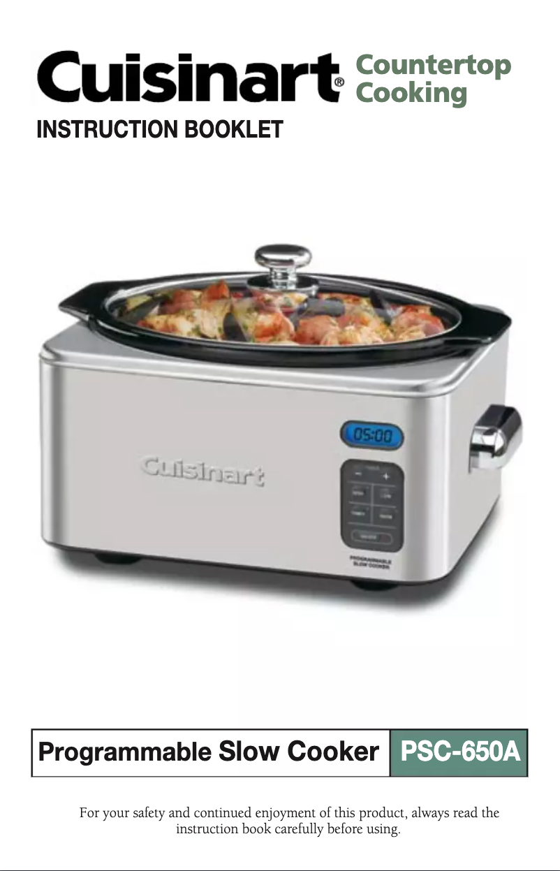 Image de la première page du manuel de l'appareil PSC-650