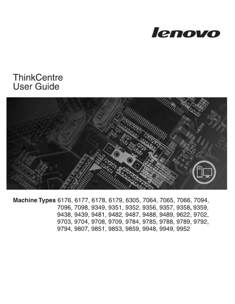 Page n°1 - Manuel utilisateur Lenovo ThinkCentre M57e 9482