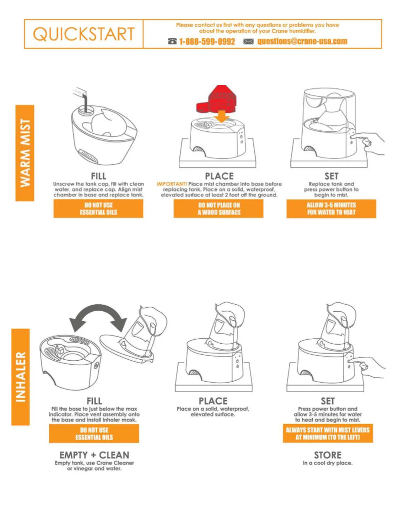 Page 1 de la notice Manuel utilisateur Crane EE-5202