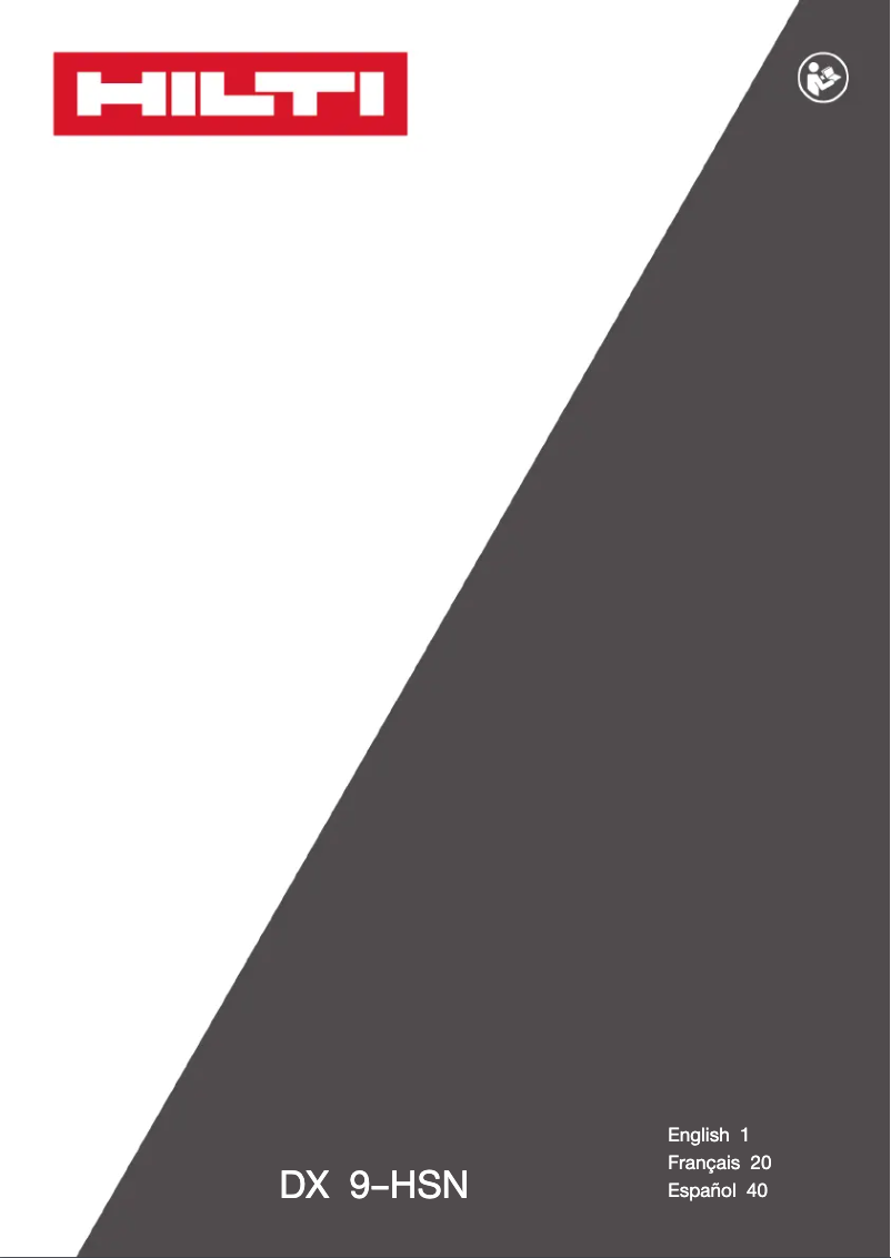 Image de la première page du manuel de l'appareil X-HSN 24