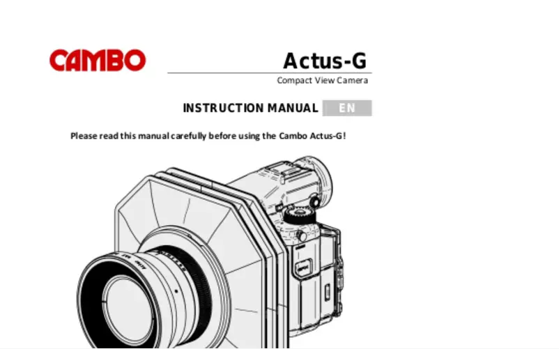 Image de la première page du manuel de l'appareil Actus-GFX