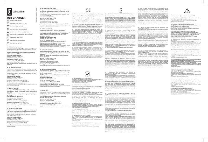 Image de la première page du manuel de l'appareil USB Charger