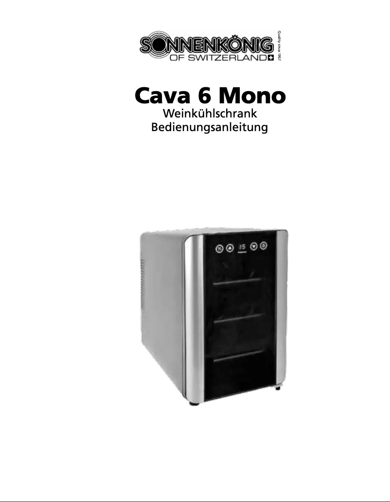 Page n°1 - Manuel utilisateur Sonnenkönig Cava 6 MONO