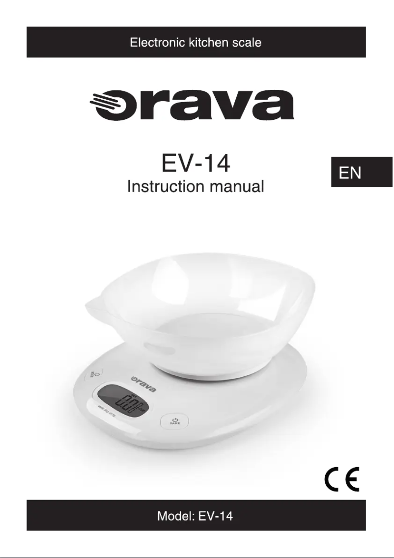 Image de la première page du manuel de l'appareil EV-14