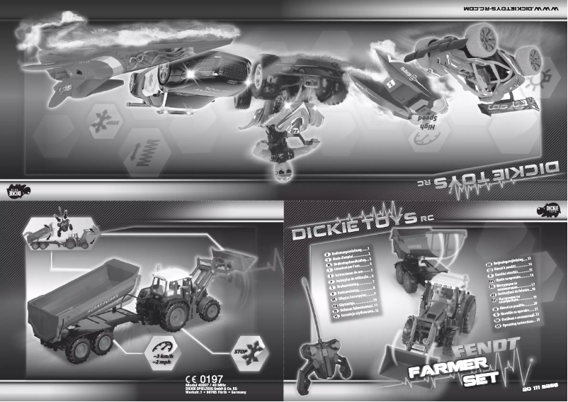 Page 1 de la notice Manuel utilisateur Dickie Farmer Set