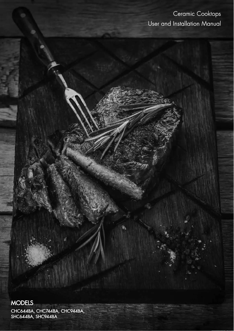 Página 1 del manual Manual de usuario Chef CHC944BA