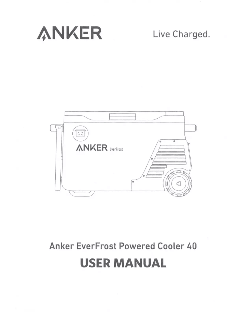 Page 1 de la notice Manuel utilisateur Anker EverFrost Powered Cooler 40