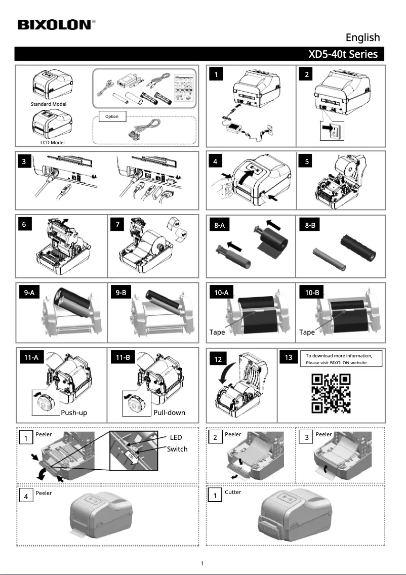 Image de la première page du manuel de l'appareil XD5-40t
