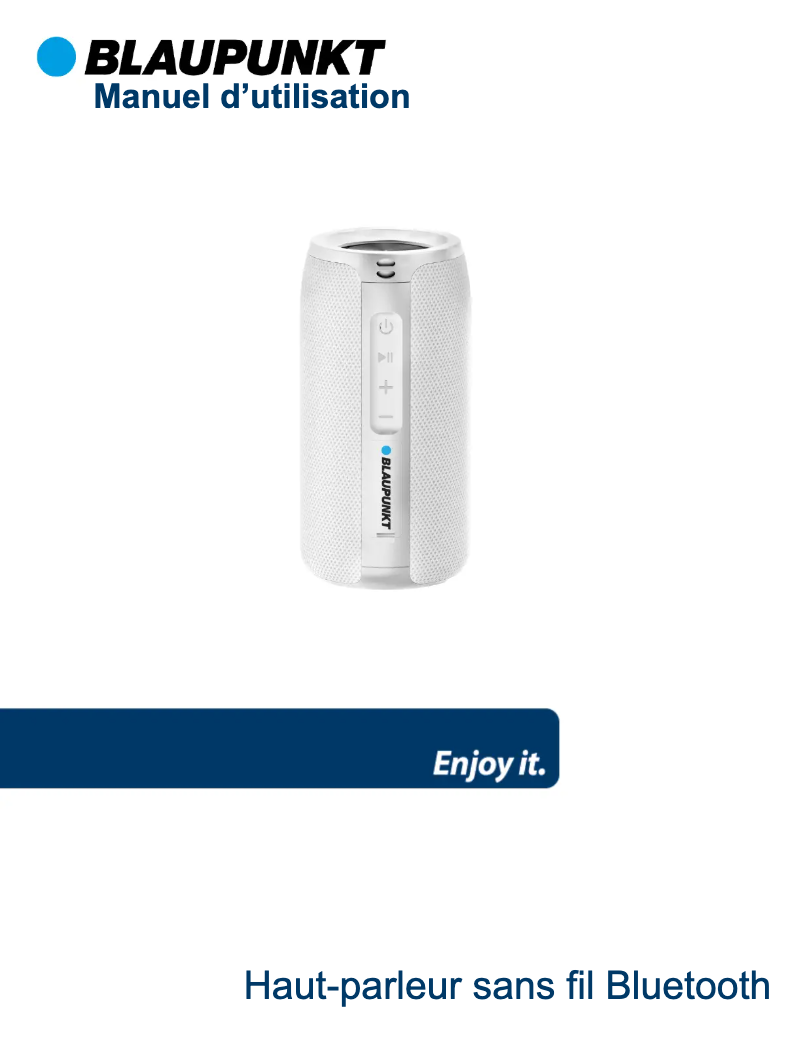 Página 1 del manual Manual de usuario Blaupunkt BLP3935