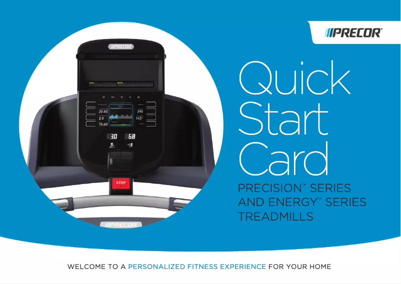 Page 1 de la notice Manuel utilisateur Precor TRM 445