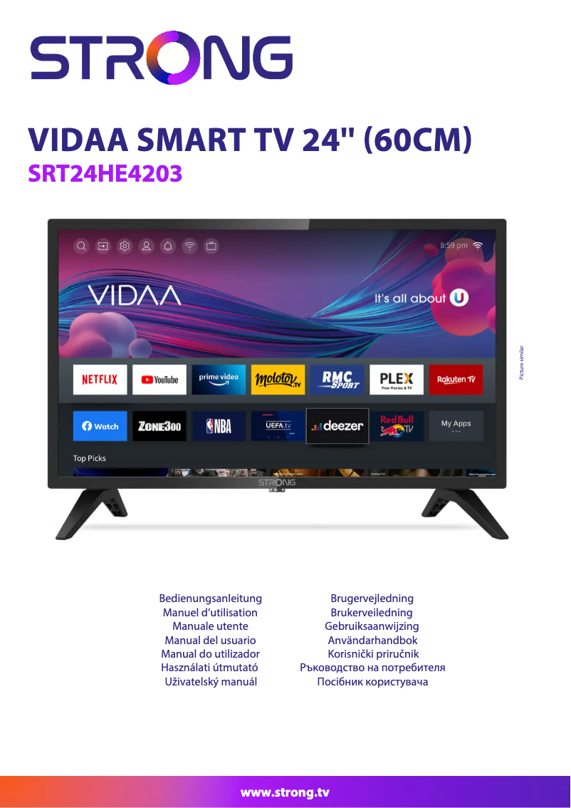 Page 1 de la notice Manuel utilisateur Strong SRT 24HE4203