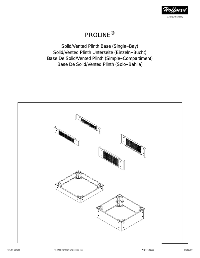 Página 1 del manual Manual de usuario Hoffman PPB285
