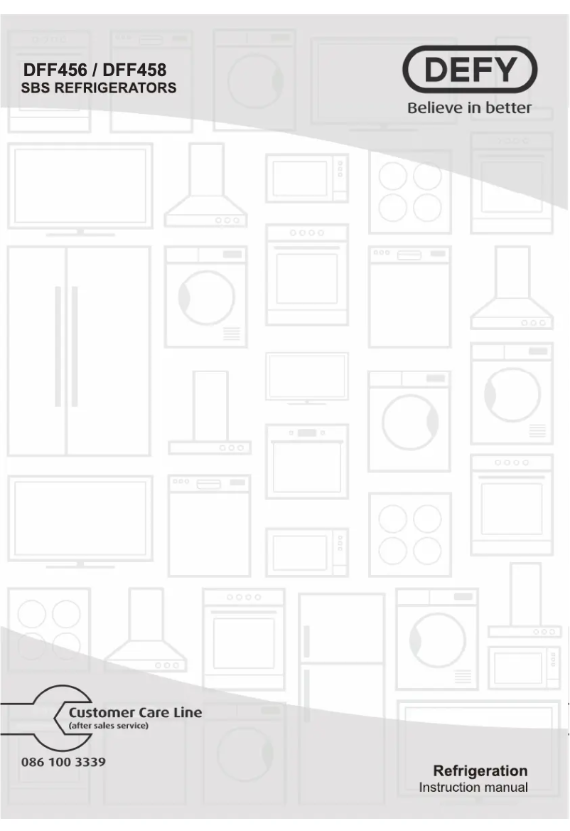 Page n°1 - Manuel utilisateur Defy DFF456