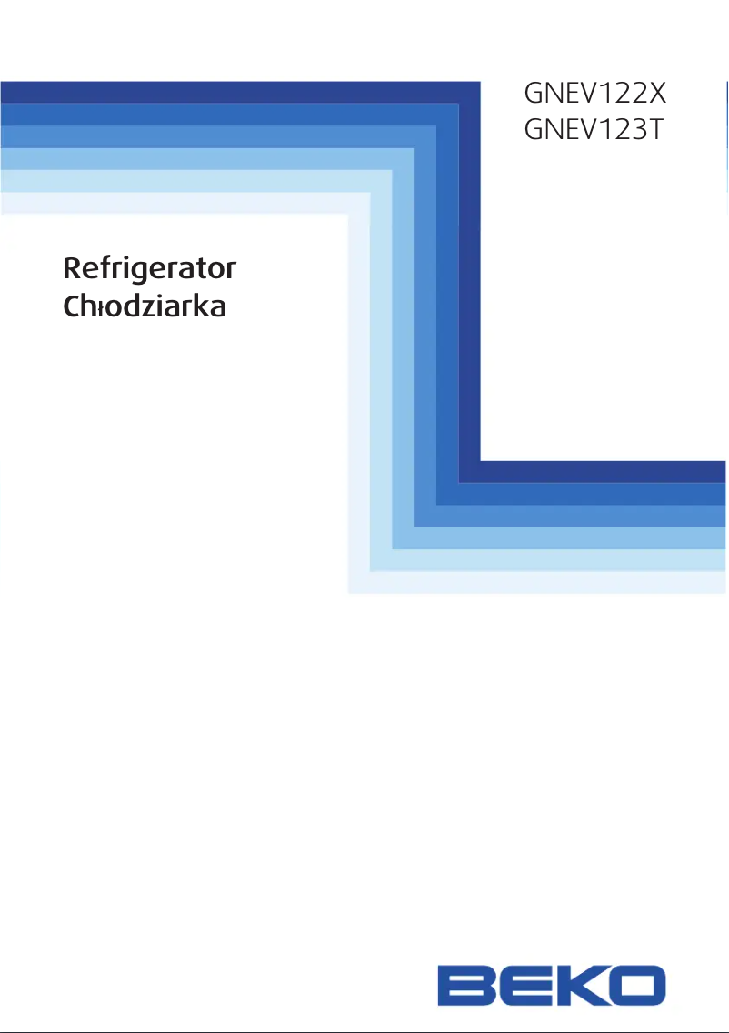 Page n°1 - Manuel utilisateur Beko GNEV 123 T
