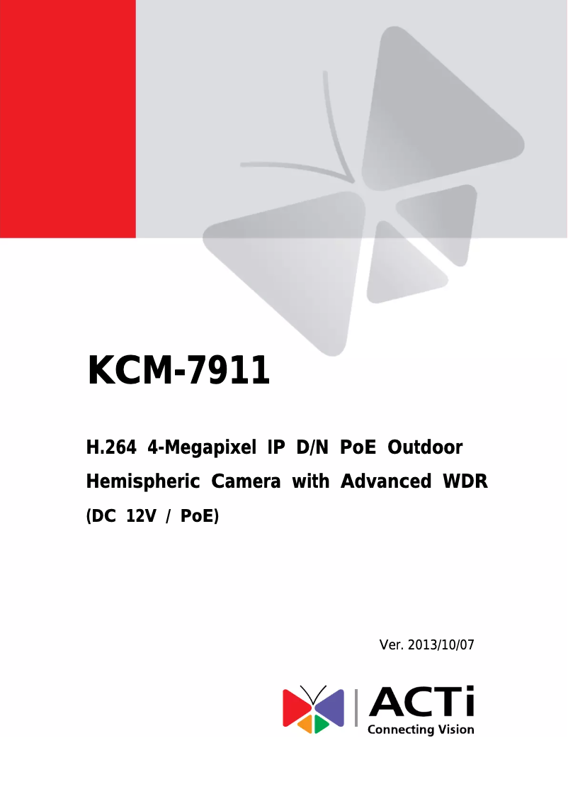 Page 1 de la notice Manuel utilisateur United Digital Technologies KCM-7911