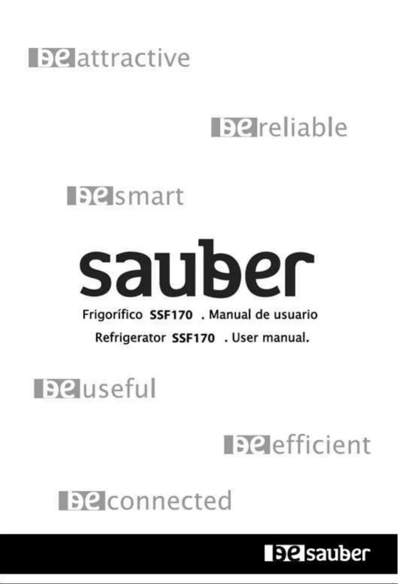 Page 1 de la notice Manuel utilisateur Sauber SSF170