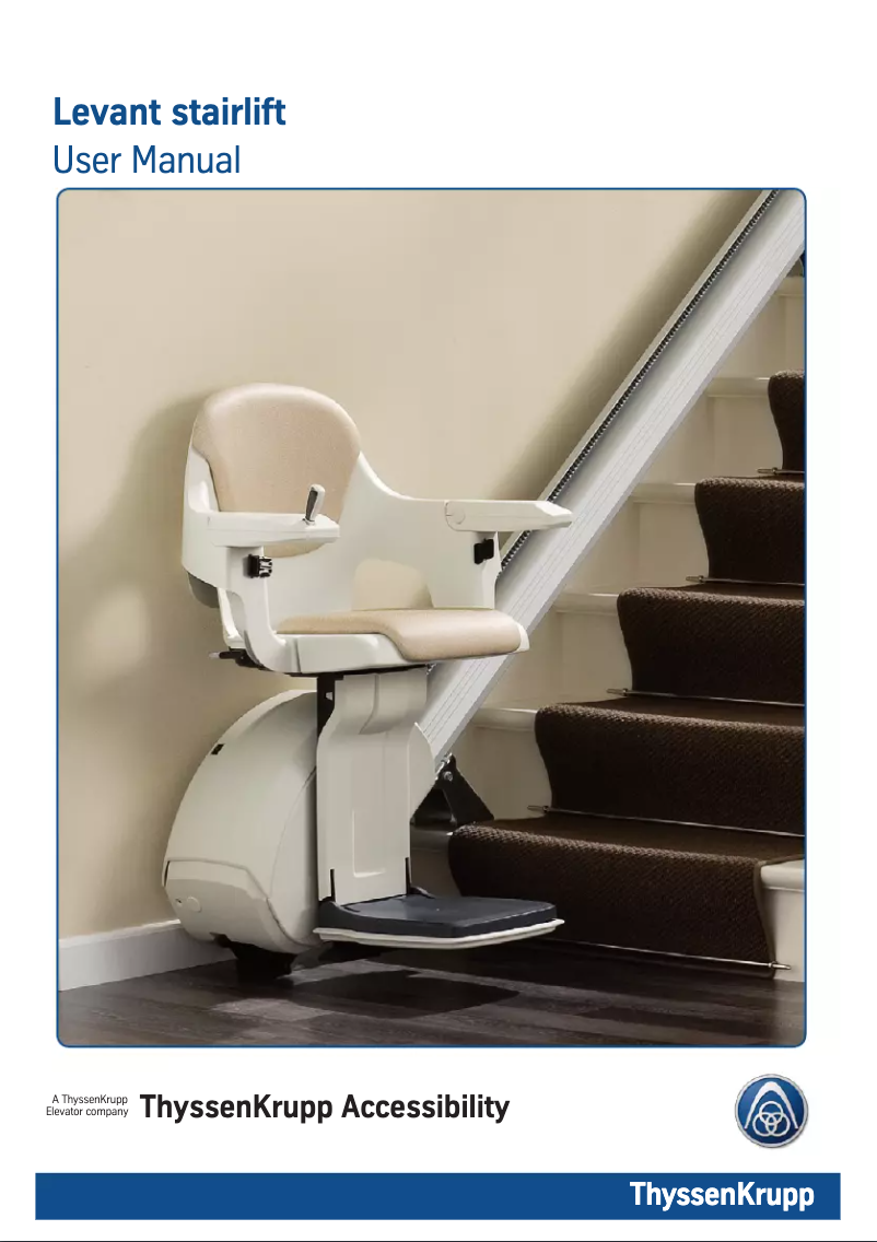 Página 1 del manual Manual de usuario ThyssenKrupp Levant