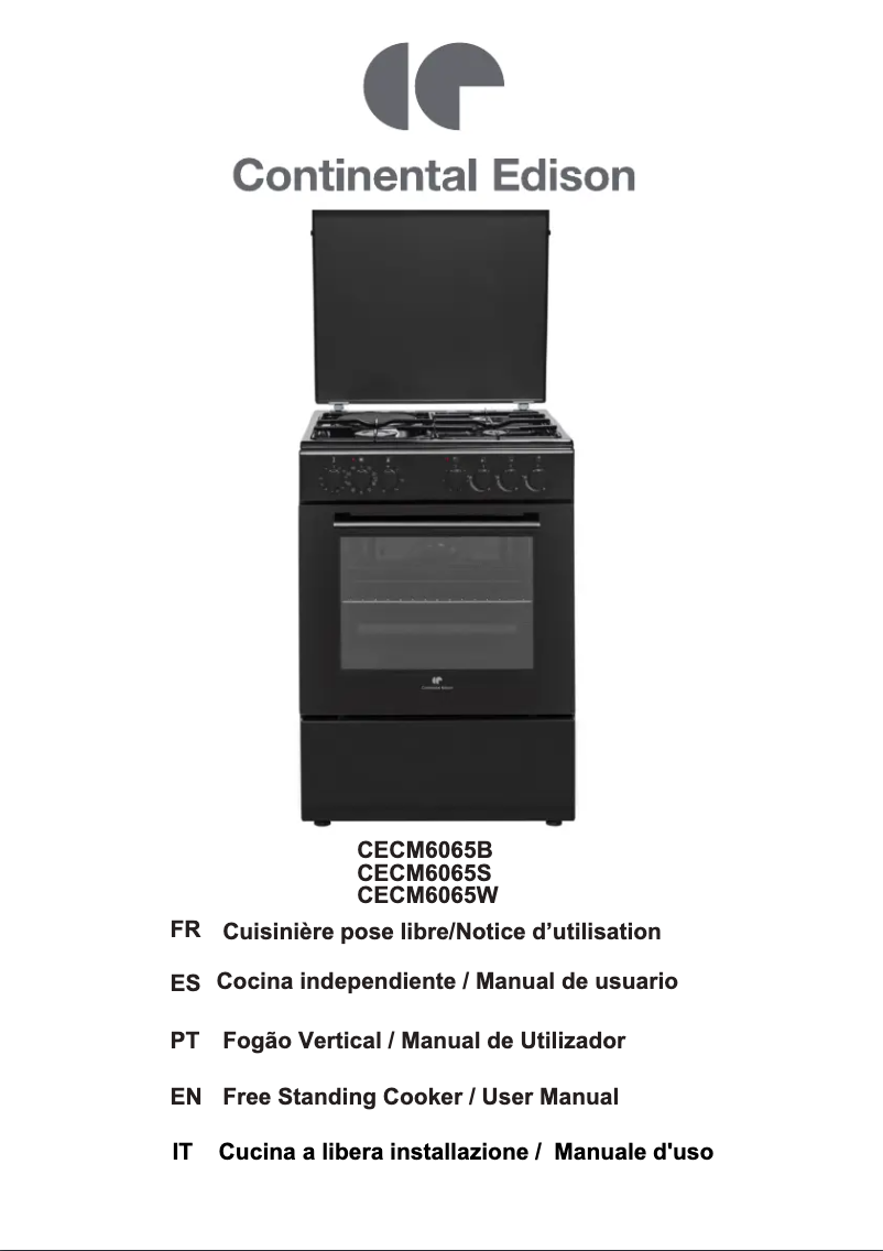 Page n°1 - Manuel utilisateur Continental Edison CECM6065B