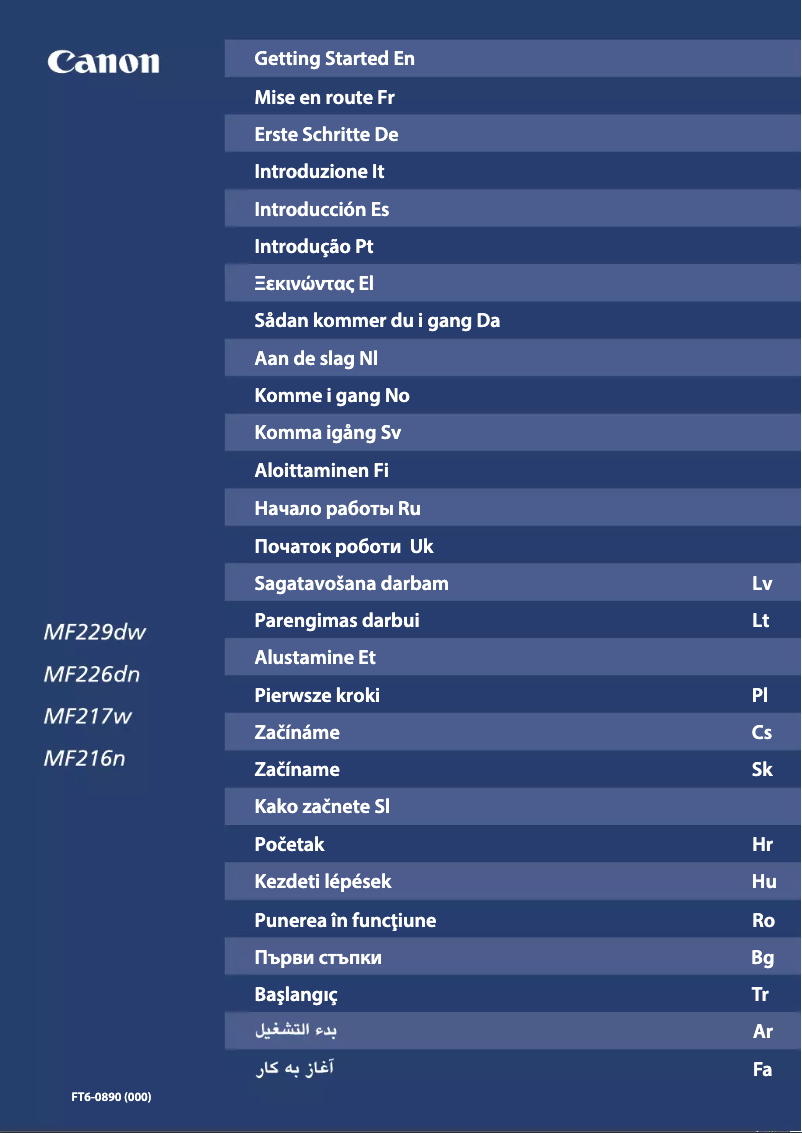 Page 1 de la notice Manuel utilisateur Canon i-SENSYS MF226dn