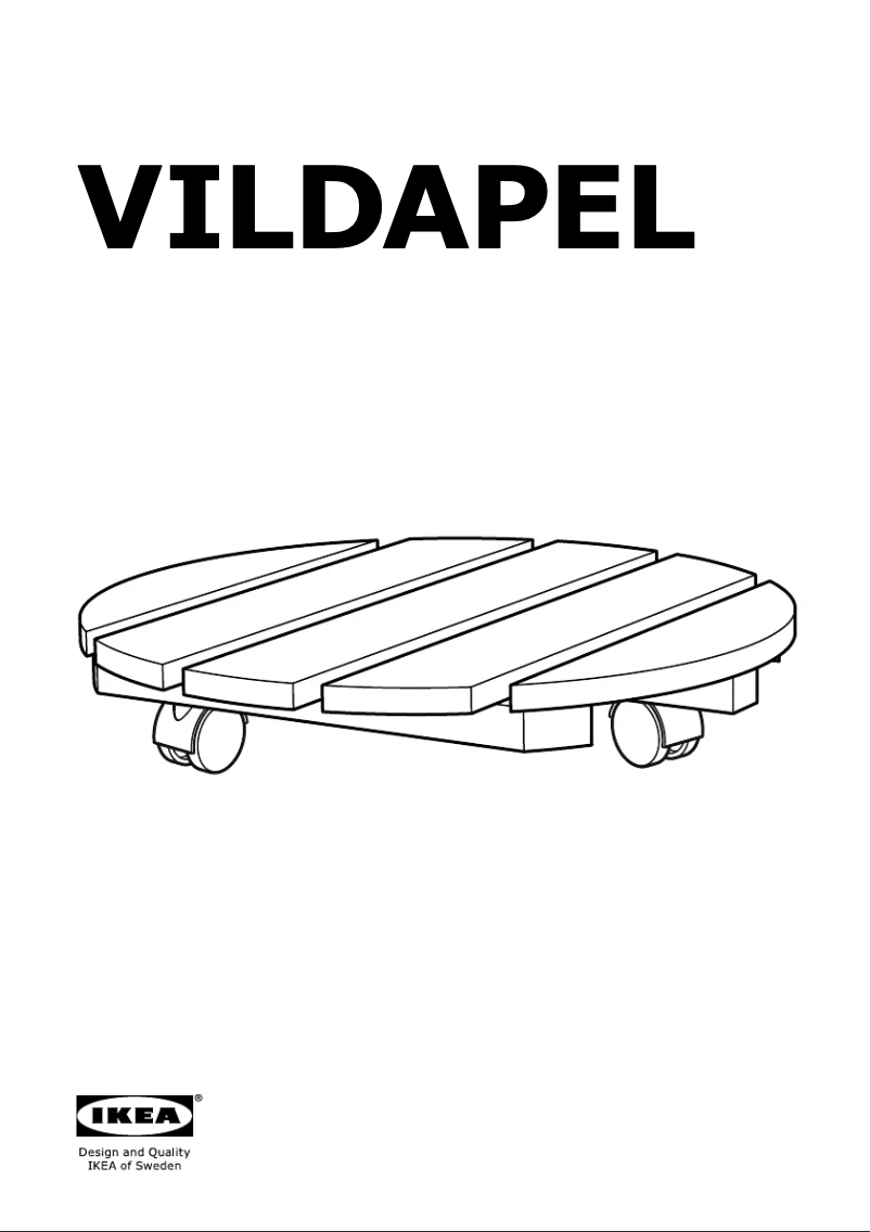 Image de la première page du manuel de l'appareil VILDAPEL 802.372.25