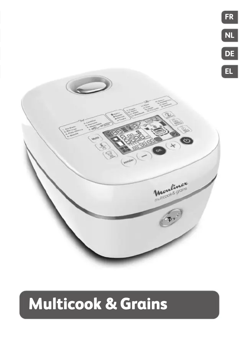 Page 1 de la notice Manuel utilisateur Moulinex Multicook & Grains MK900100